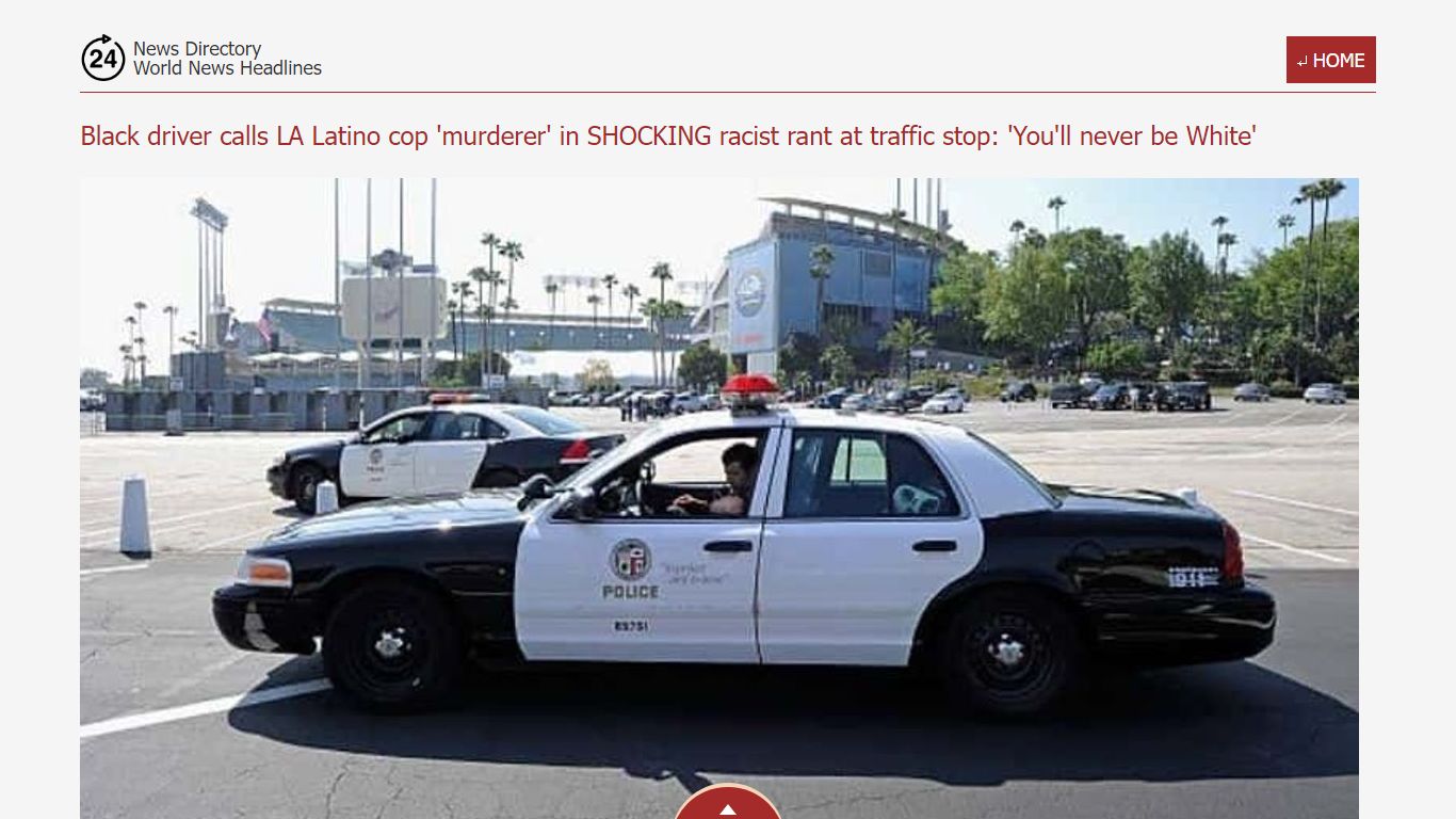 Black driver calls LA Latino cop 'murderer' in SHOCKING racist rant at ...